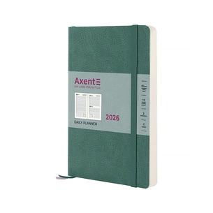 Тижневик Axent датований 2026 Partner Soft Skin, 145х210, сіро-лазурний (8810-26-48-A) зображення 1