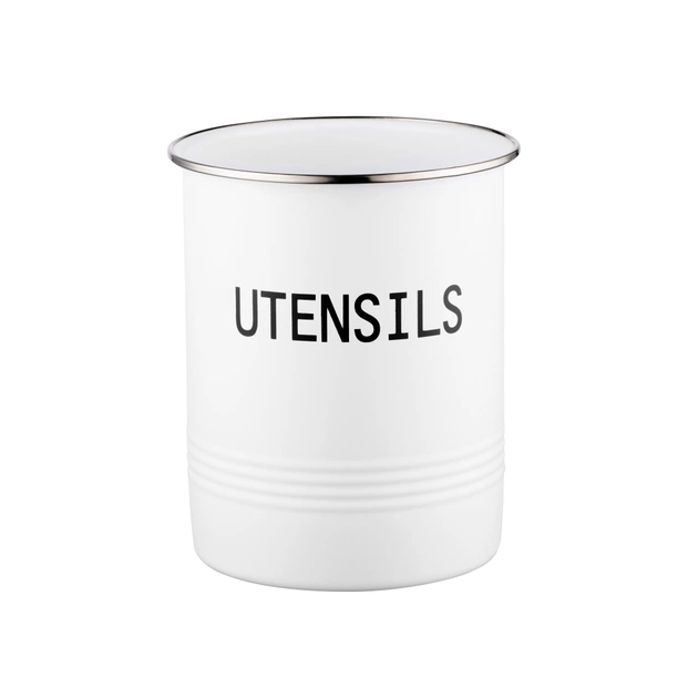 Підставка для кухонного приладдя Ardesto Midori 12х15.5см, метал, білий (AR0915W) - picture 1