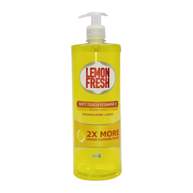 Засіб для ручного миття посуду Lemon Fresh Сицилійський лимон 1 л (4820167005818) - изображение 1