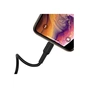Дата кабель USB 2.0 AM to Lightning 1.0m 2.4A silicone BX30 black BOROFONE (6931474706867) - зменшене зображення 3