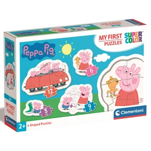 Пазл Clementoni 4 в 1 Peppa Pig, серія My First Puzzles (20829) зображення 1