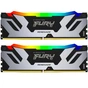 Модуль пам'яті для комп'ютера DDR5 48GB (2x24GB) 7200 MHz Renegade RGB XMP Kingston Fury (ex.HyperX) (KF572C38RSAK2-48) - зменшене зображення 1