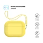 Чохол для навушників Armorstandart Silicone Case with straps для Apple Airpods Pro 2 Yellow (ARM68619) - зменшене зображення 2
