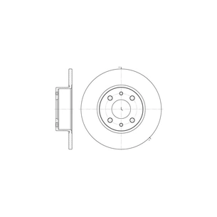 Гальмівний диск REMSA 6150.00 зображення 1