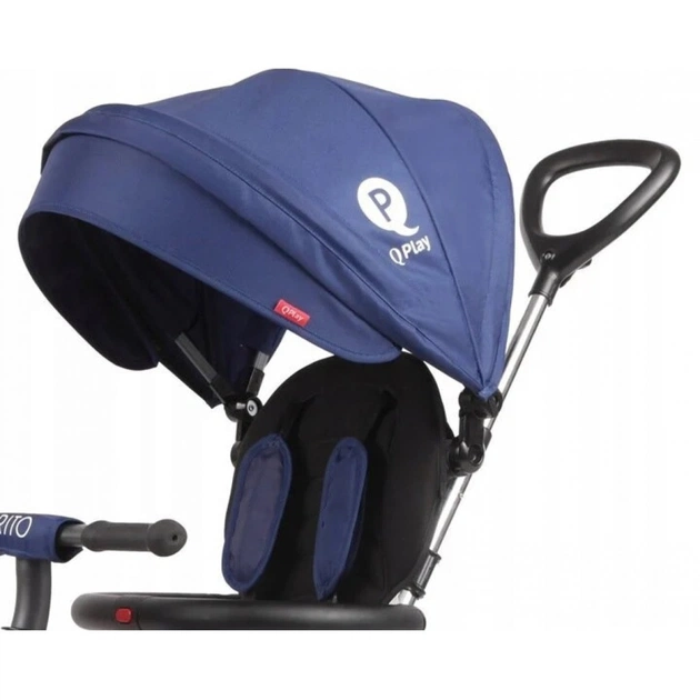 Дитячий велосипед QPlay Rito Rubber Blue складаний триколісний (S380-10BlueRubber) - picture 3