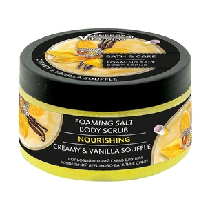 Скраб для тіла Energy of Vitamins Сольовий пінний Поживний Вершково-ванільне суфле 250 мл (4823080000861) зображення 1