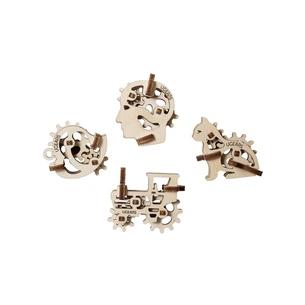 Збірна модель Ugears механічний Фіджет Трибики (70029) зображення 1