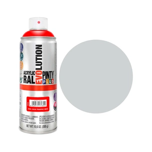 Фарба-аерозоль Pintyplus на водній основі Evolution Ral 7035 Сіра світла 400 мл (8429576172409) зображення 1