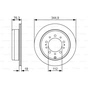 Гальмівний диск Bosch 0 986 479 R32 - зменшене зображення 5