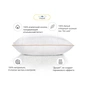 Подушка MirSon пухова Hand Made De Luxe White 904 середня 70x70 (2200000555816) - зменшене зображення 2