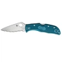 Ніж Spyderco Endela K390 Serrated Blue (C243FSK390) - зменшене зображення 1