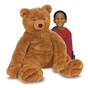 М'яка іграшка Melissa&Doug Великий плюшевий ведмедик, коричневий, 76 см (MD12138) - зменшене зображення 2