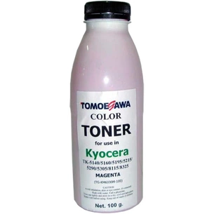 Тонер KYOCERA TK-5140/5195/5215/5305/8115 Magenta 100г Tomoegawa (TG-KM6030M-100) зображення 1