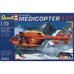 Збірна модель Revell Рятувальний вертоліт Medicopter 117 1:72 (4451) зображення 1