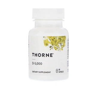 Вітамін Thorne Research Вітамін D3, 5000МЕ, 60 капсул (THR-13801) зображення 1