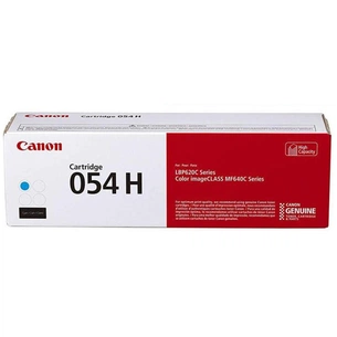 Картридж Canon 054H Cyan 2.3K (3027C002) зображення 1