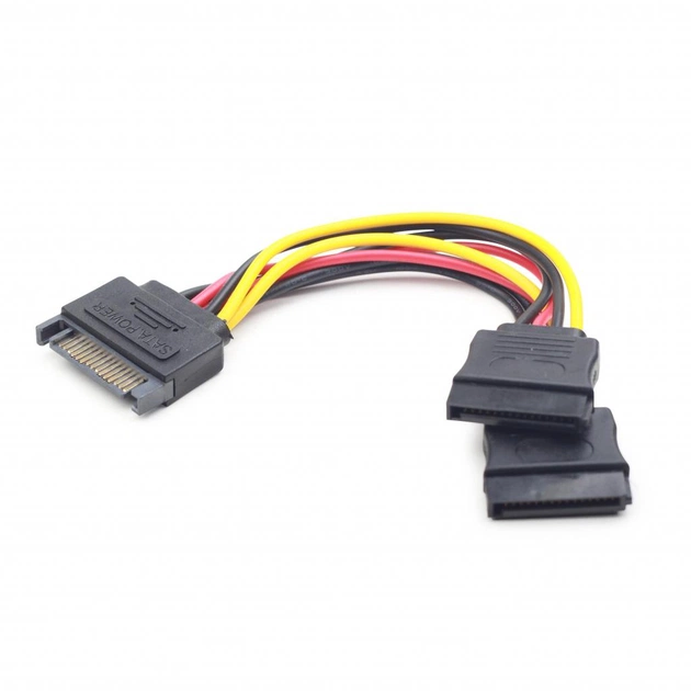 Кабель живлення SATA power 0.15m Cablexpert (CC-SATAM2F-01) - picture 2