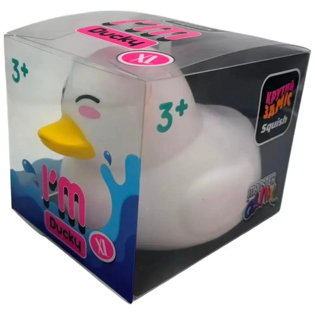 Антистресс Monster Gum Крутый замес I'm Ducky XL белая (AS25002) - изображение 3