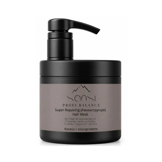 Маска для волос Sansi ProfiCare Super Repairing 400 ml (4823107613067) - изображение 1