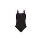 Купальник Arena Pro_File Swimsuit Solid 008055-590 чорний, фіолетовий 38 (3468337414384) - зменшене зображення 4