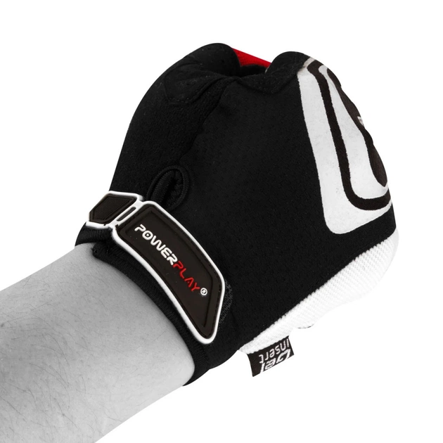 Велорукавиці PowerPlay 6588 Black/White XXL (6588_XXL_Black/White) - picture 6