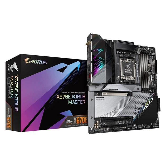 Материнська плата GIGABYTE X670E AORUS MASTER - зображення 1