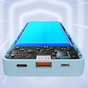 Батарея универсальная Baseus Airpow 20000mAh 20W PD/3.0, QC/3.0, blue (P10022804313-00) - уменьшенное изображение 9