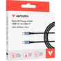 Дата кабель USB-C to USB-C 1.2m 60W black Verbatim (31845) - уменьшенное изображение 3