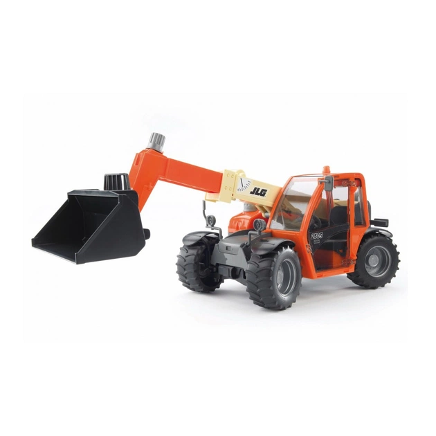 Масштабная модель автомобиля Bruder погрузчик JLG 2505 Telehandler с телескопическим ковшом (02140) - изображение 1