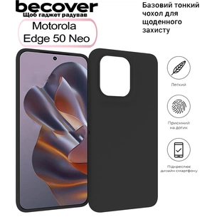 Чохол до мобільного телефона BeCover Motorola Edge 50 Neo Black (712744) зображення 1