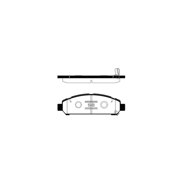 Тормозные колодки HI-Q SP1454 - изображение 1