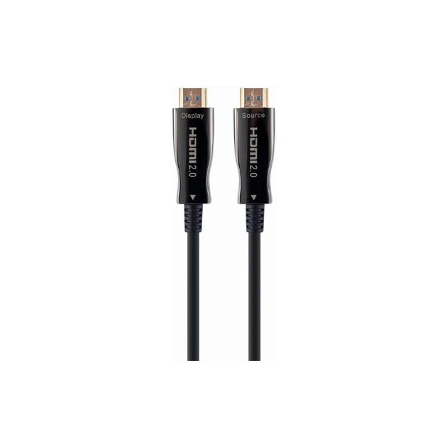 Кабель мультимедійний HDMI M to HDMI M 40.0m V2.0 4K 60Hz AOC Cablexpert (CCBP-HDMI-AOC-40M) - зображення 1