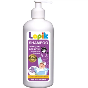 Дитячий шампунь Lapik з ароматом лаванди 500 мл (4823112601202) зображення 1