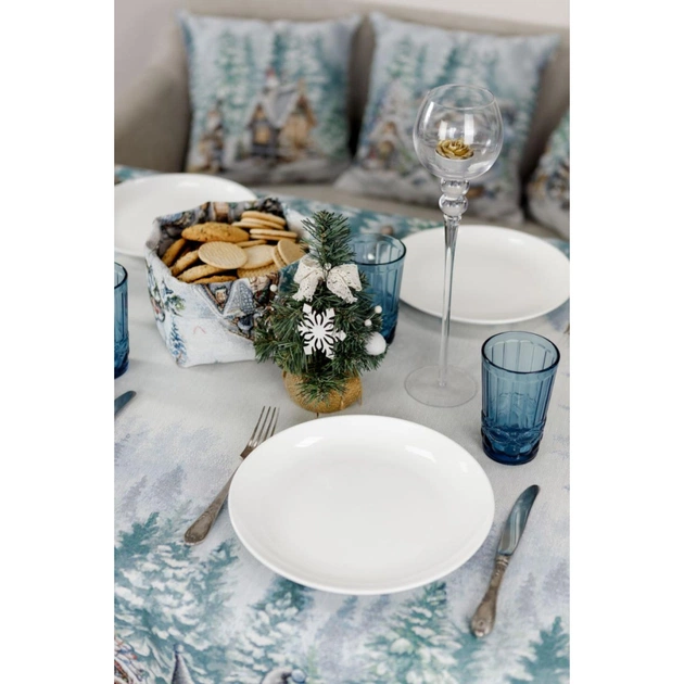 Скатертина Прованс гобеленова Казкові гноми 135х220 см (038449) - picture 10