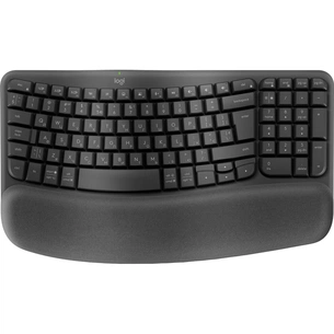 Клавіатура Logitech Wave Keys Bluetooth/Wireless Black (920-012304) зображення 1