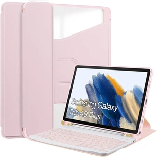Чохол до планшета BeCover Keyboard 360° Rotatable Samsung Tab A9 Plus SM-X210/SM-X215/SM-X216 11.0" Pink (710333) зображення 1