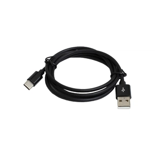 Дата кабель USB 2.0 AM to USB-C 1.0m 2.4A black Patron (CAB-PN-USB-TYPEC-1-B) зображення 1