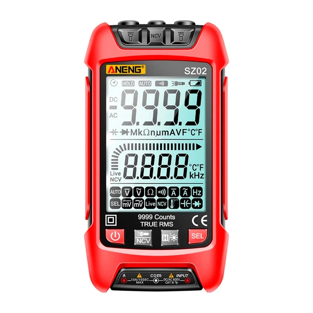 Цифровий мультиметр ANENG AN-SZ02, V, A, R, C, T, F (AN-SZ02) - зображення 1