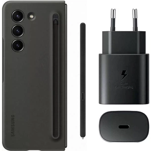 Чохол-накладка Samsung Slim Cover with Pen & TA 25W для Samsung Galaxy Fold 5 SM-F946 Black (EF-OF94KKBEGWW) зображення 1