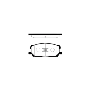 Гальмівні колодки HI-Q SP1456 зображення 1