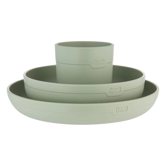 Набір дитячого посуду Lovi з кружкою Pistachio (21/533_gre) - picture 1