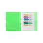 Папка на кільцях Axent А4 з 2-ма кільцями 700 мкм 25 мм Прозора зелена (1207-26-A) - уменьшенное изображение 2