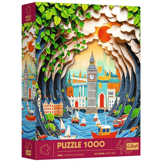 Пазл Trefl Jubileusz Лондон, 1000 елементів (5900511400434) - зображення 1