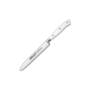 Кухонний ніж Arcos для томатів 130 мм серія "Riviera WHITE" (232024) зображення 1