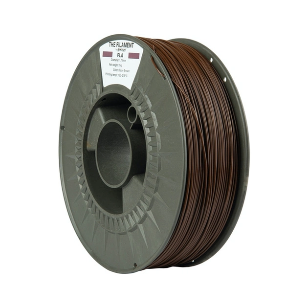 Пластик для 3D-принтера The Filament PLA 1.75mm 1kg BROWN, BISON (TF-24010) - изображение 1