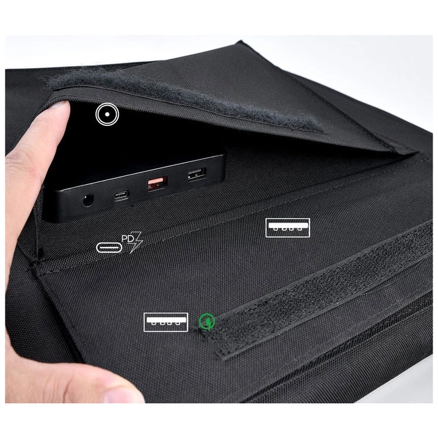 Портативна сонячна панель Choetech 80W (SC007) - picture 5