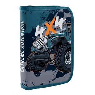 Пенал Yes Off Road твердий одинарний з двома клапанами (532874) зображення 1