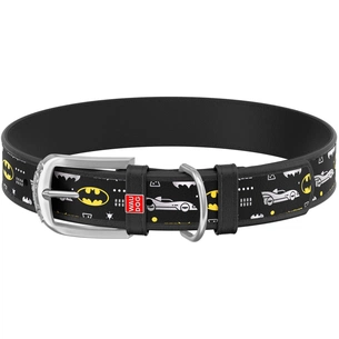 Нашийник для тварин WAUDOG Design з QR паспортом "Бетмен 3" XS Ш 12 мм Д 21-29 см(чорний) (0013-1005-01) зображення 1