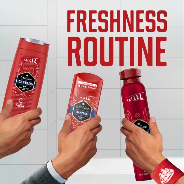 Дезодорант Old Spice Captain 85 мл (8006540319574/8700216879866) - picture 5