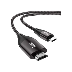 Кабель мультимедійний USB-C to HDMI M 2.0m 4K30Hz gray HOCO (6931474755025) зображення 1